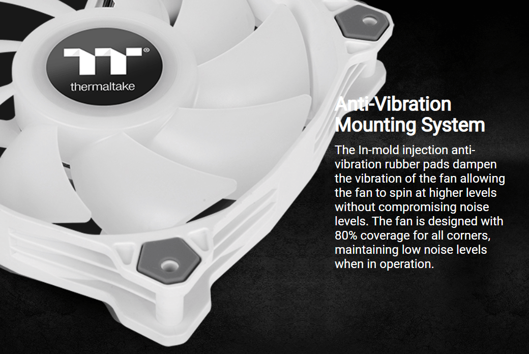 Thermaltake Pure Duo 12 ARGB Sync Radiator Fan (2-Fan Pack