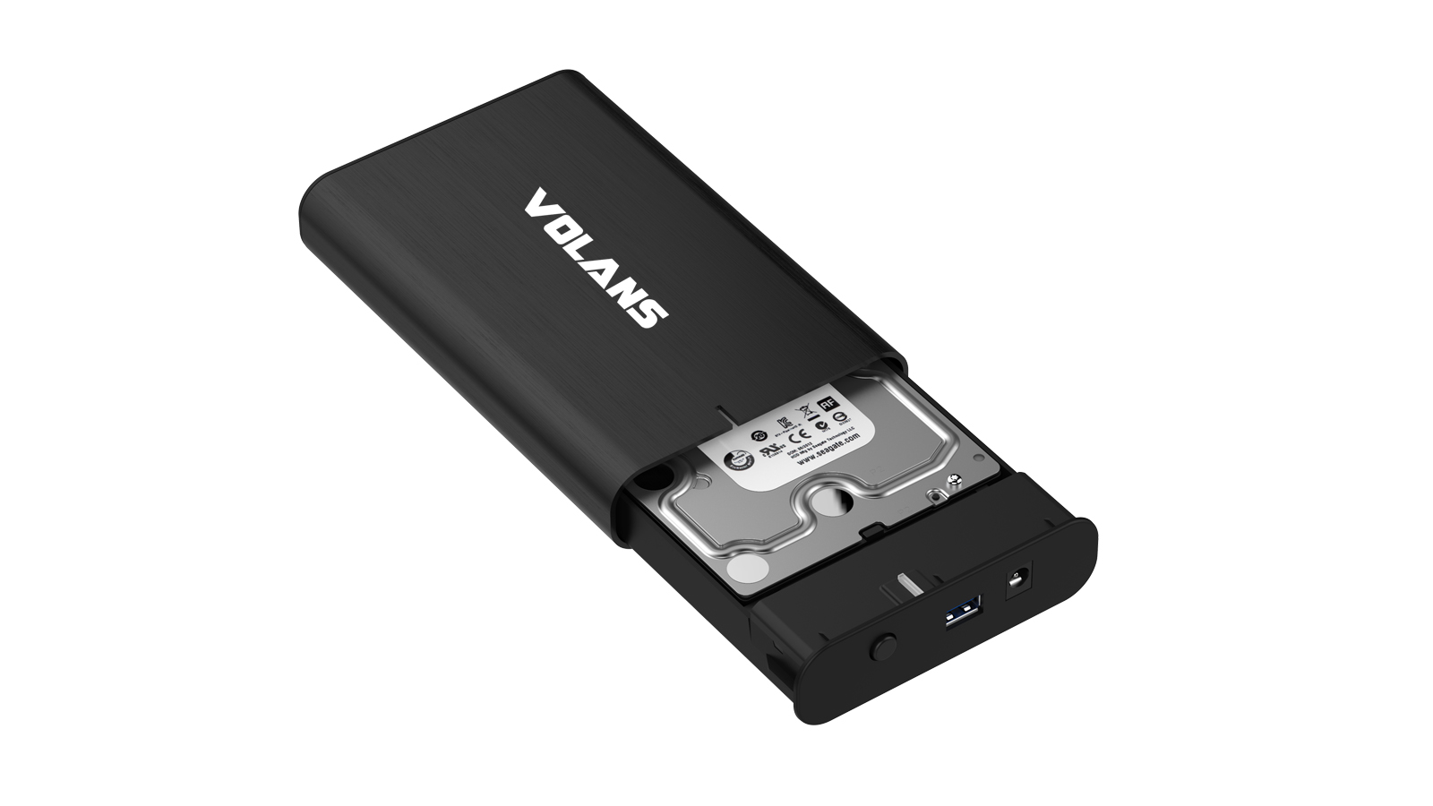 Hard Drive Enclosure Officeworks Volans SATA To Aluminium Hard