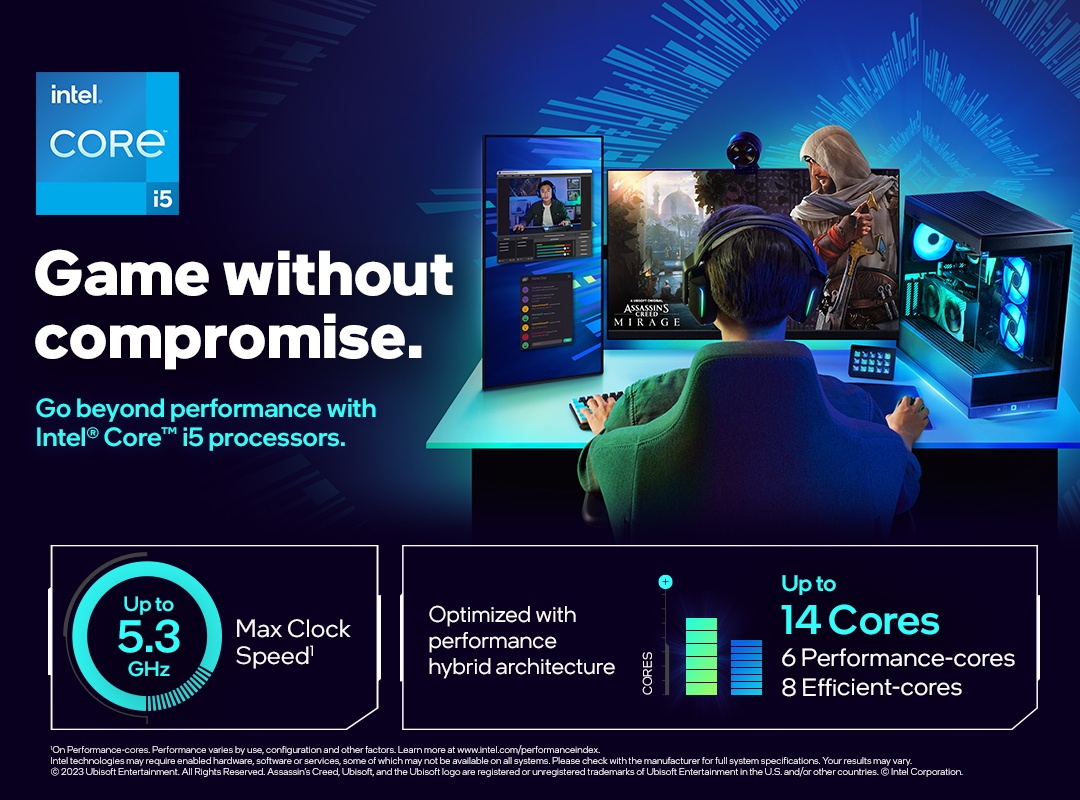 Intel Core i5-14600KF 14 Cores 5.3GHz Processor