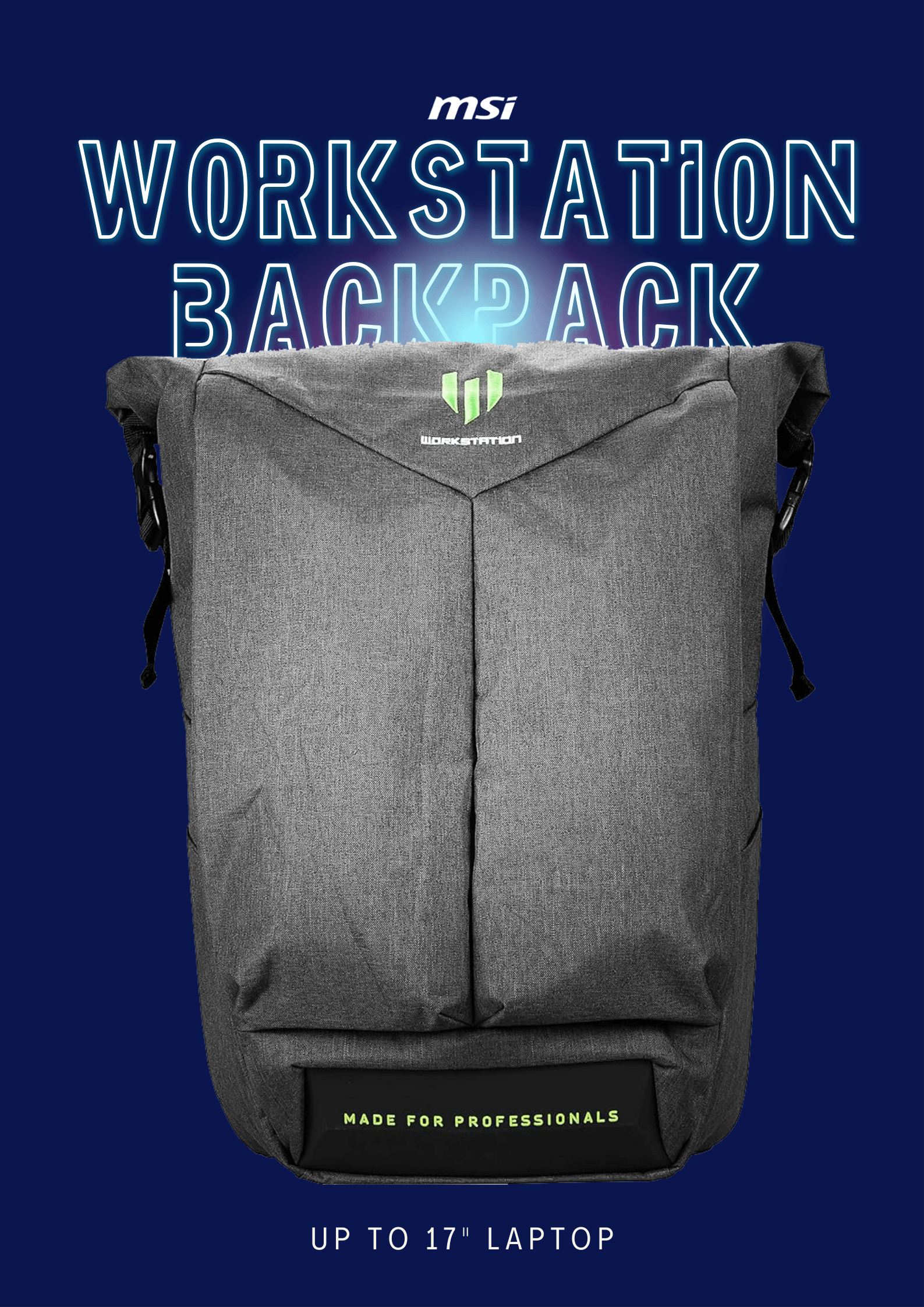 Msi Backpack Computer MSI Workstation Backpack - Up to 17