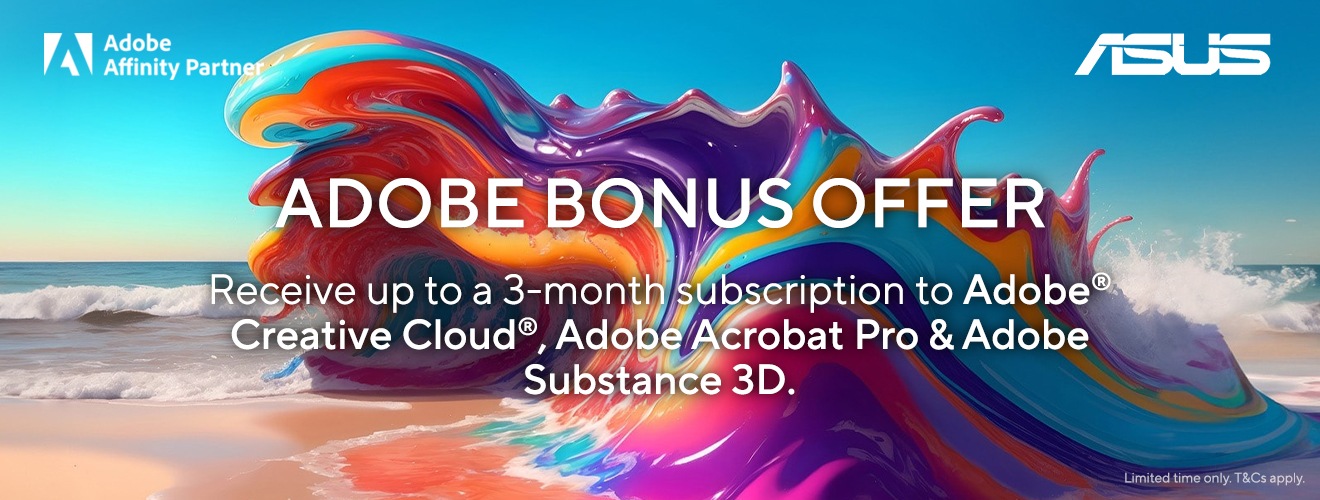 ASUS Adobe Creative Cloud Offer