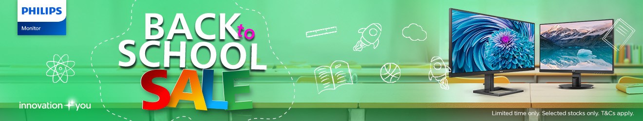 Philips Monitors Back to School Sale