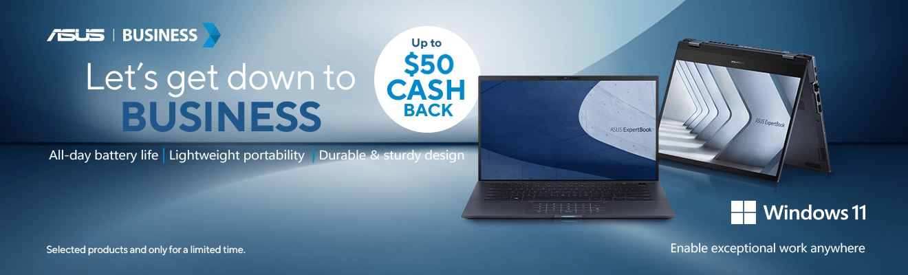 ASUS Business Cashback Promo