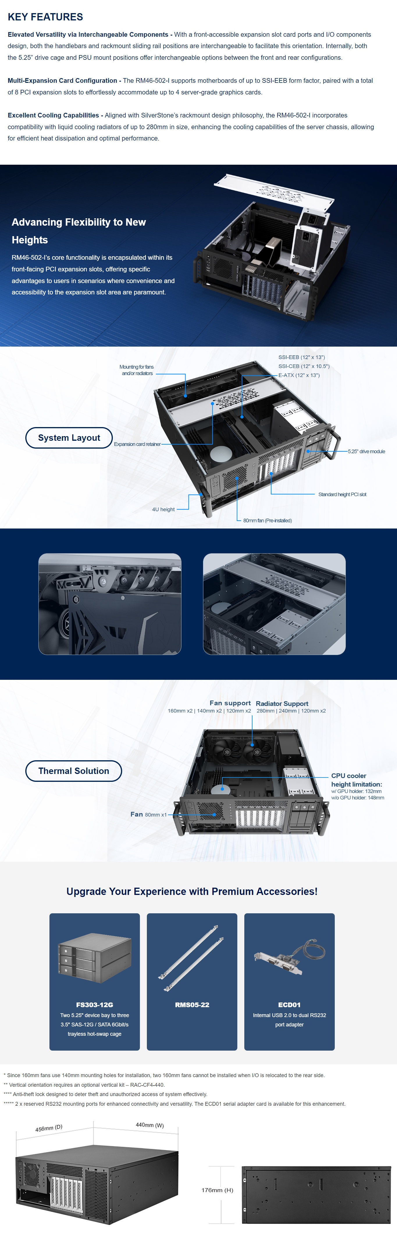 Rackmount Server Chassis -360 4U - Flexible Front Panel For 360mm ...