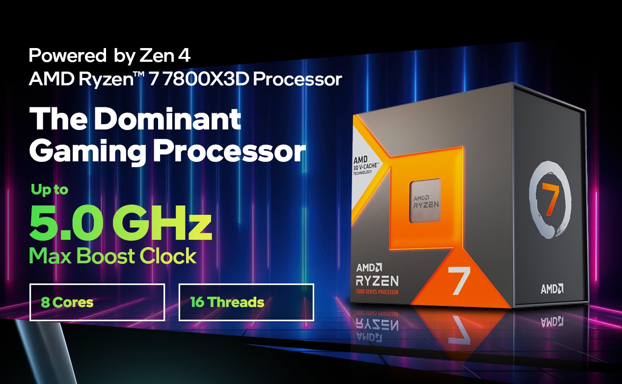 Yun＊ Gaming Pc Zonic Legacy - AMD Yzen 7 5700X3D, GeFoce TX Ryzen 7