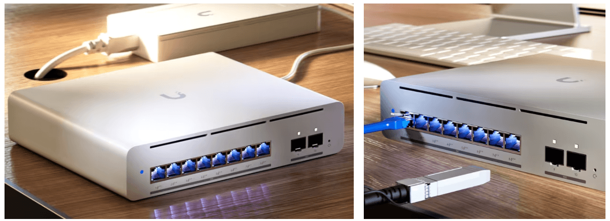 Ubiquiti Pro XG 8 PoE 8-port 155W Compact Desktop/Wall-mountable