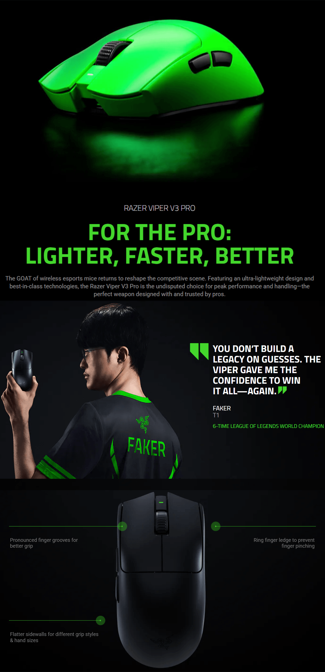 Razer Viper V3 Pro Dragon Lore Design Ultra-Lightweight Wireless