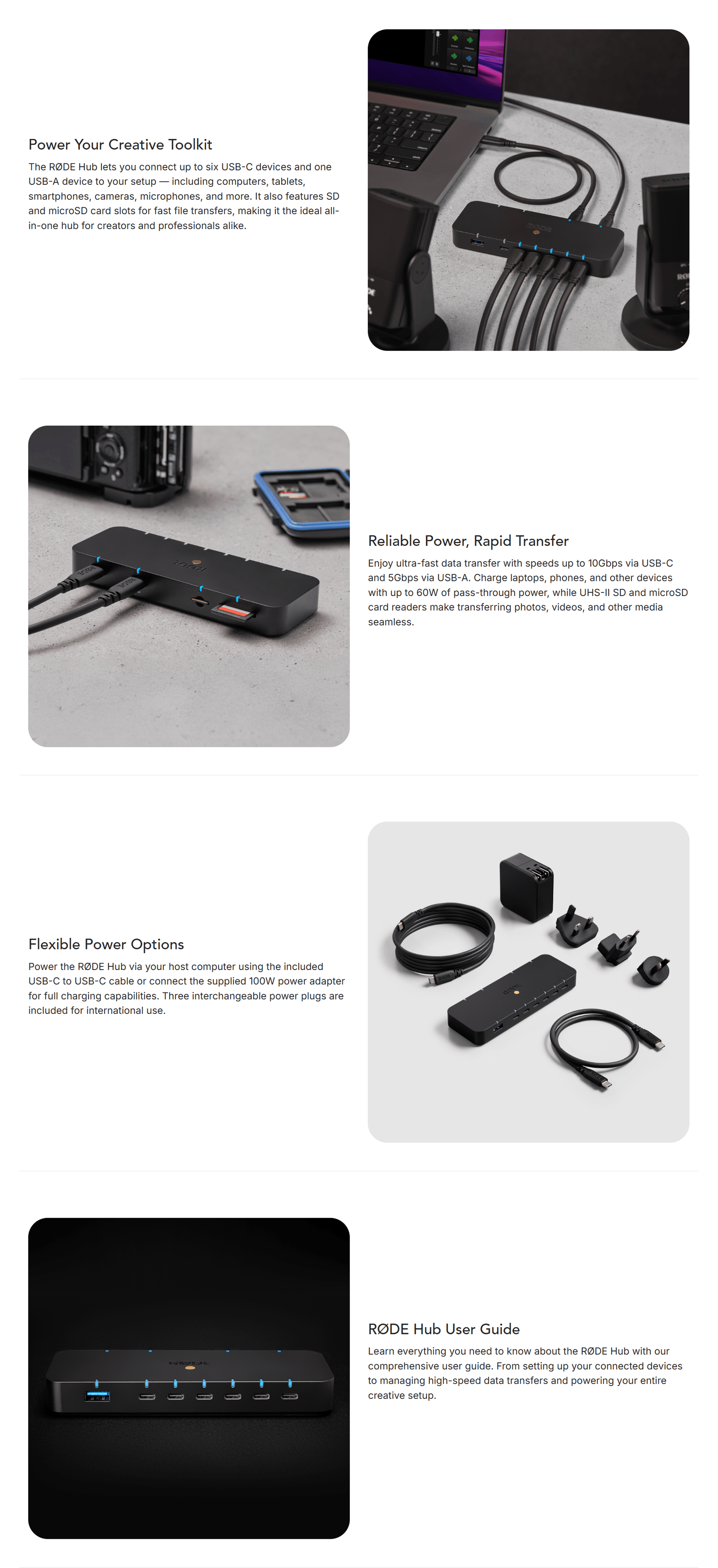 RODE Hub 7 Ports USB-C Hub [RODEHUB]