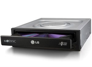 Picture of LG (GH24NSB0) 24x Dual Layer Super Multi DVD Burner Black OEM - SATA
