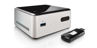 Intel® NUC Kit DN2820FYKH Duo Core Support 2.5" HDD 1x HDMI USB3 Gigabit LAN Wi-Fi