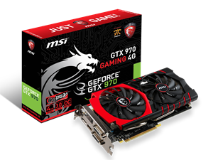Picture of MSI GTX 970 4GB Gaming Graphics Card
